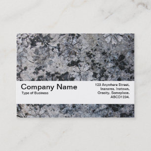 Carte De Visite Bande de texture V2 - Fleurs de broyage