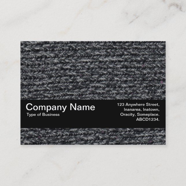 Carte De Visite Bande de texture V2 - Jumper laineux 03 (Devant)