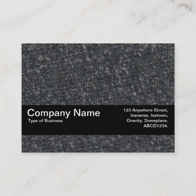 Carte De Visite Bande de texture V2 - Laine fine 01 (Devant)