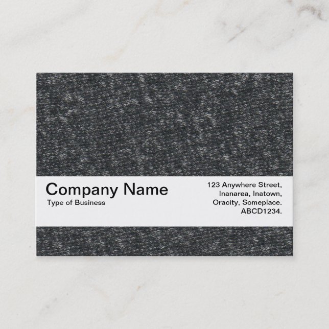 Carte De Visite Bande de texture V2 - Laine fine 01 (Devant)