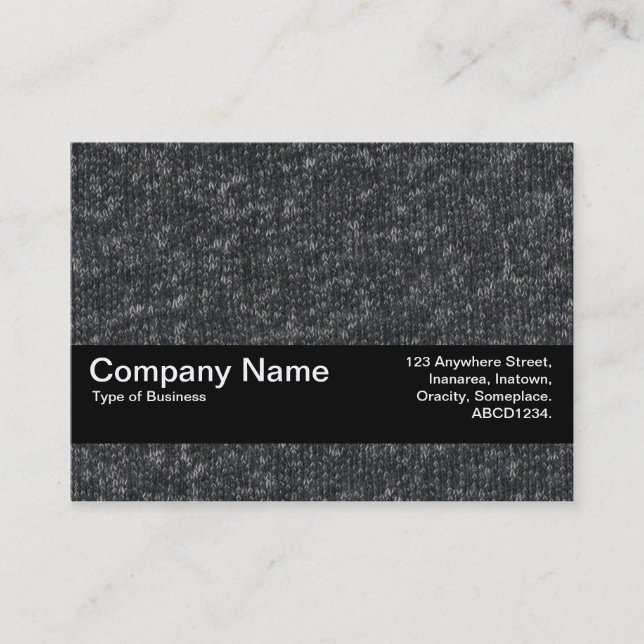 Carte De Visite Bande de texture V2 - Laine fine 02 (Devant)