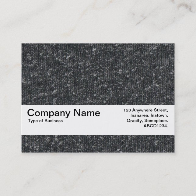 Carte De Visite Bande de texture V2 - Laine fine 02 (Devant)