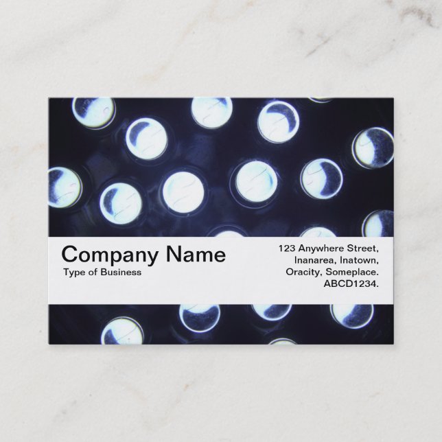 Carte De Visite Bande de texture V2 - LED (Devant)