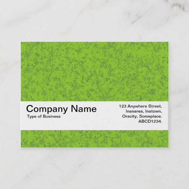 Carte De Visite Bande de texture V2 - Marbre vert (Devant)