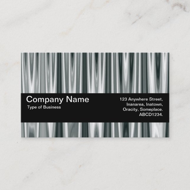 Carte De Visite Bande de texture V2 - Rideaux 01 (Devant)