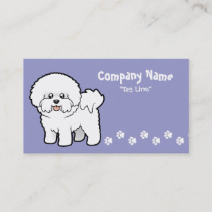 Carte De Visite Bande dessinée Bichon Frise