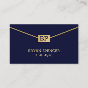 Carte De Visite Bande d'or