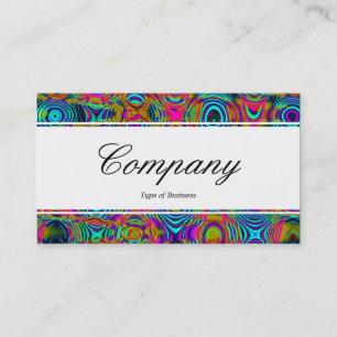 Carte De Visite Bande du centre (bordé) - Fractal Abstrait 19111a