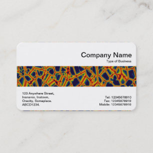 Carte De Visite Bande du milieu - Abstrait