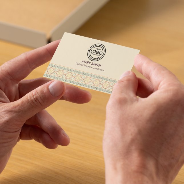 Carte De Visite Bande géométrique minimale Tribal moderne (Minimal Geometric Stripe Modern Tribal Business Card)