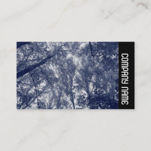 Carte De Visite Bande latérale -  Automne bleu