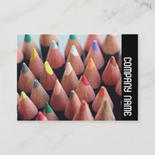 Carte De Visite Bande latérale - Crayons de couleur