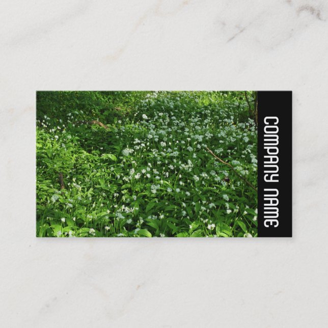 Carte De Visite Bande latérale - Fleurs de bois (Devant)