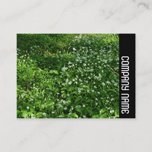 Carte De Visite Bande latérale - Fleurs de bois (Devant)