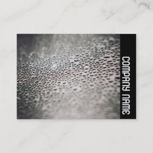 Carte De Visite Bande latérale - gouttelettes d'eau sur verre 02