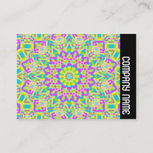 Carte De Visite Bande latérale - Kaleidoscope coloré 02