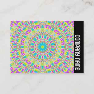 Carte De Visite Bande latérale - Kaleidoscope coloré 06