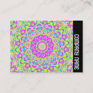 Carte De Visite Bande latérale - Kaleidoscope coloré 08