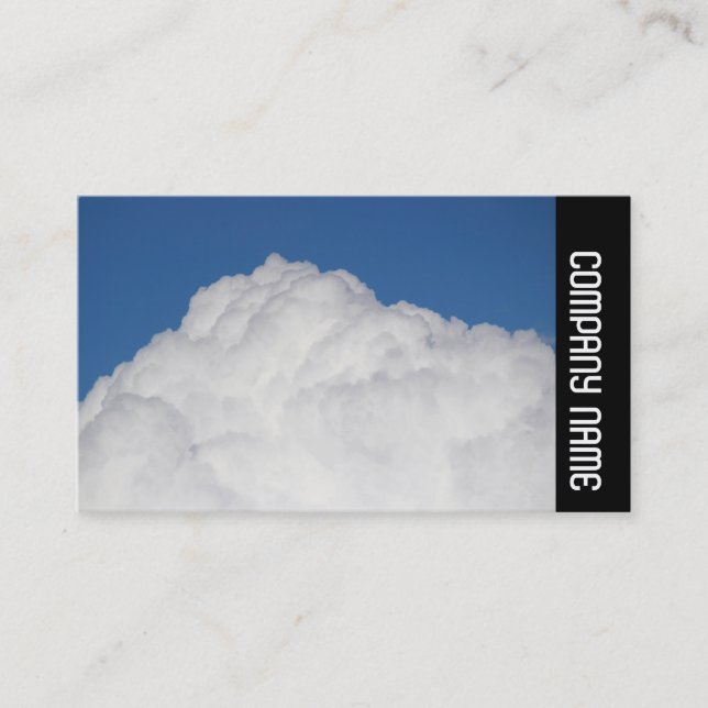 Carte De Visite Bande latérale - Nuage cumulus (Devant)
