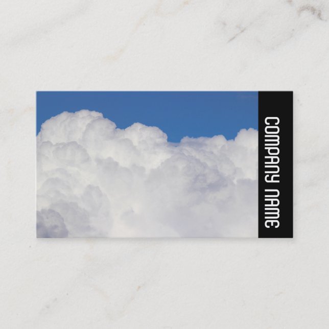 Carte De Visite Bande latérale - Nuages cumulés (Devant)