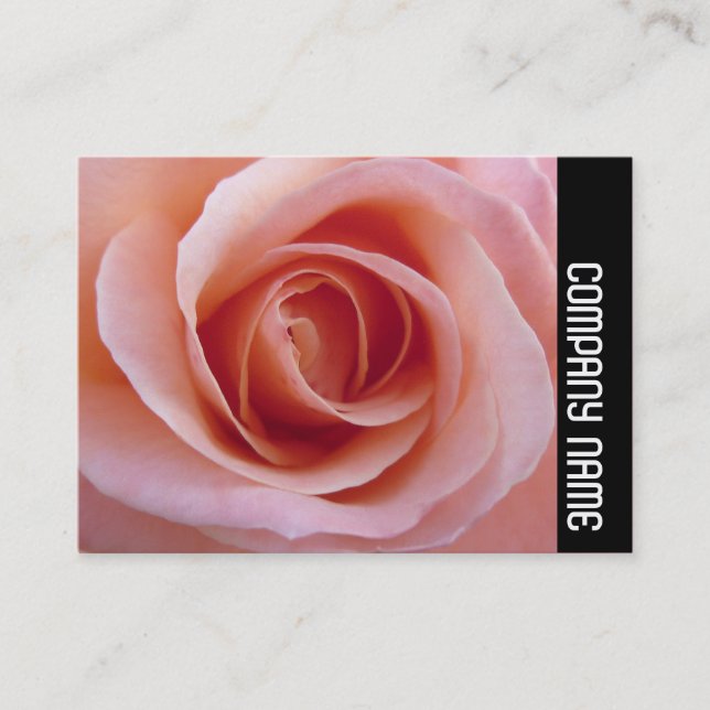 Carte De Visite Bande latérale - Rose rose (Devant)