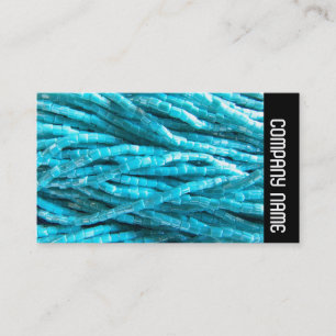 Carte De Visite Bande latérale - Tresses en perle