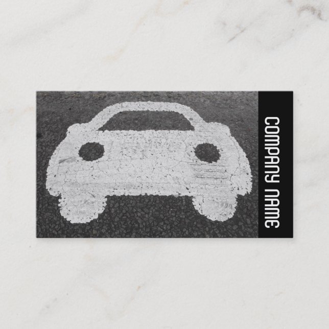 Carte De Visite Bande latérale - Voiture de route (Devant)