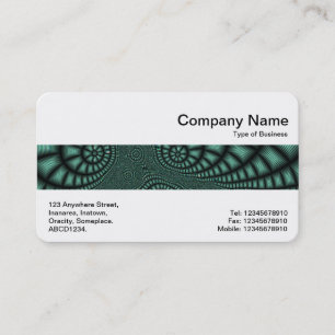 Carte De Visite Bande moyenne - Fractale 01