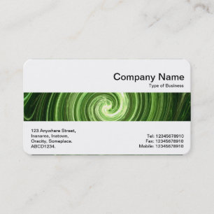 Carte De Visite Bande moyenne - Vortex vert