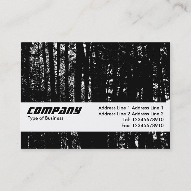 Carte De Visite Bande textuelle - Dark Woods HC (Devant)