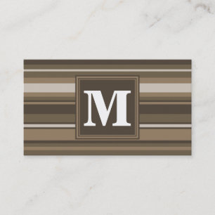 Carte De Visite Bandes Brown