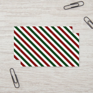 Carte De Visite Bandes de Noël personnalisables