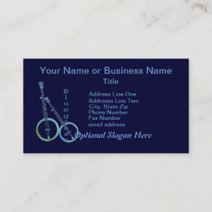 Carte De Visite Banjos de Bluegrass