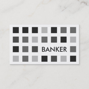 Carte De Visite BANKER (carrés mod)