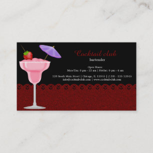 Carte De Visite Bar à cocktails