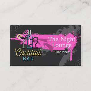 Carte De Visite Bar à cocktails Salon Restaurant