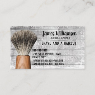 Carte De Visite Barbershop Barber Stylo Stylo Shave Haircut modern