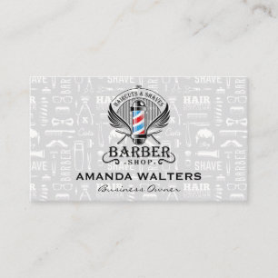Carte De Visite Barbershop Haircut & Shopping