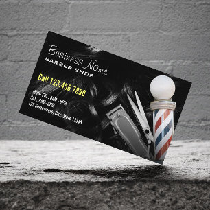 Carte De Visite Barbershop Professional Hair Clipper Barber