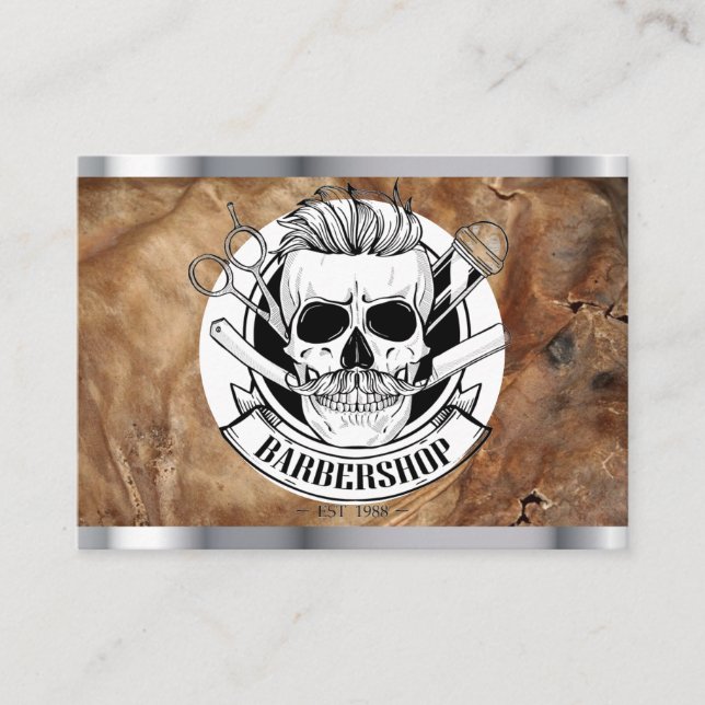Carte De Visite barbier (Devant)