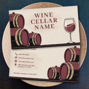 Carte De Visite Barils - Cave à vin