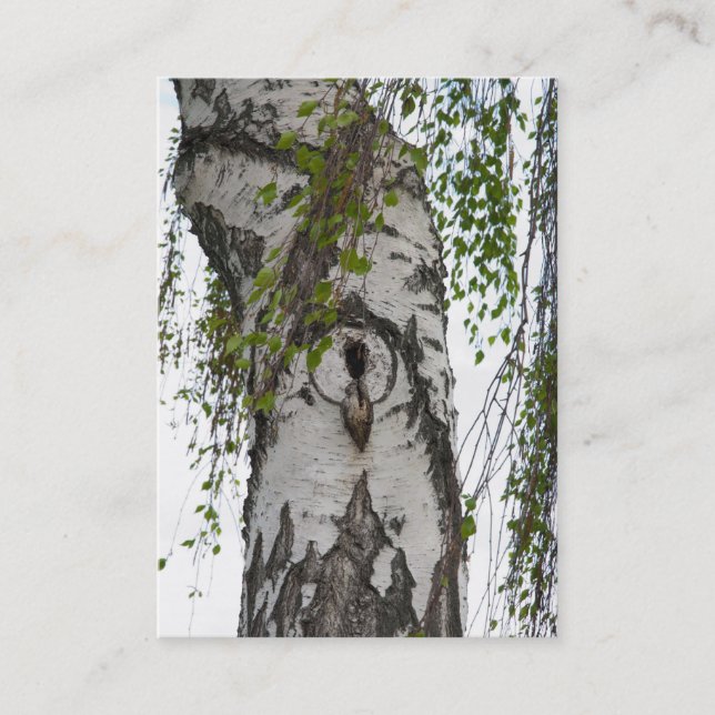 CARTE DE VISITE BARK BIRCH (Devant)