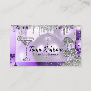 Carte De Visite Barman de fête privée Bar Traiteur Boissons