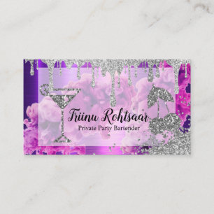 Carte De Visite Barman de fête privée Bar Traiteur Boissons