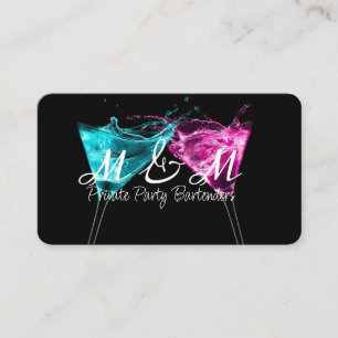Carte De Visite Barman de fête privée pour votre événement spécial
