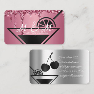 Carte De Visite Barman de fête privée pour votre événement spécial