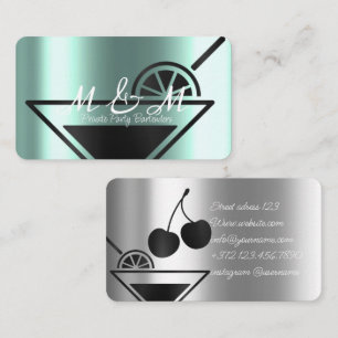 Carte De Visite Barman de fête privée pour votre événement spécial