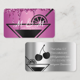 Carte De Visite Barman de fête privée pour votre événement spécial