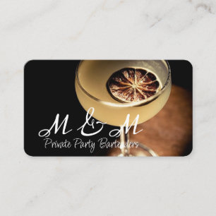 Carte De Visite Barman de fête privée pour votre événement spécial