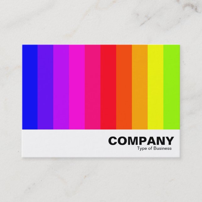 Carte De Visite Barres de couleurs 01 (Devant)